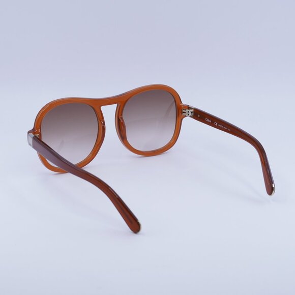🕶️ New Chloe CE720S 208 Sunglasses - Caramel Frame, Brown Lenses - Picture 4 of 8